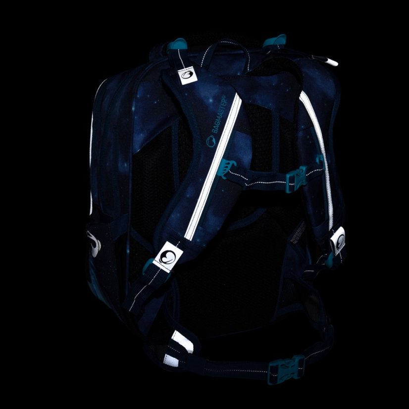 Bagmaster LUMI 24 D školní batoh – vesmírná loď - Bagmaster