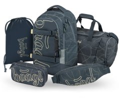 BAAGL SET 5 Skate Max Wave: batoh, penál, sáček, sportovní taška, ledvinka GRS - Baagl