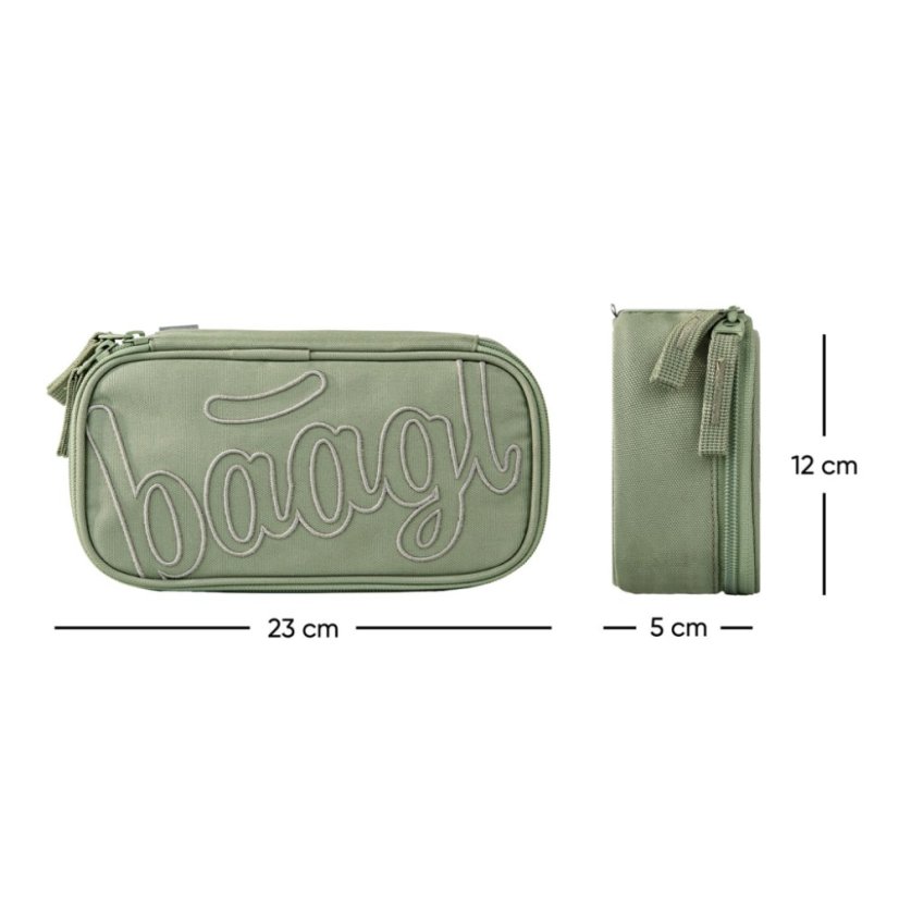 BAAGL SET 3 Skate max Mentol: batoh, penál, sáček - Baagl