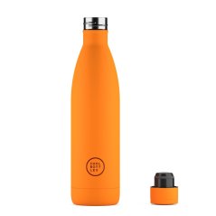 Termo fľaša z nerezovej ocele COOL BOTTLES Vivid Orange trojvrstvová 750 ml