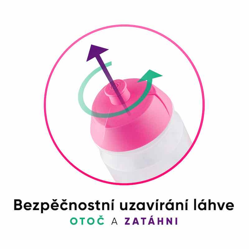 Dětská láhev na pití Baagl Panda 500 ml