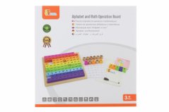 Dřevěná abeceda a matematika Viga