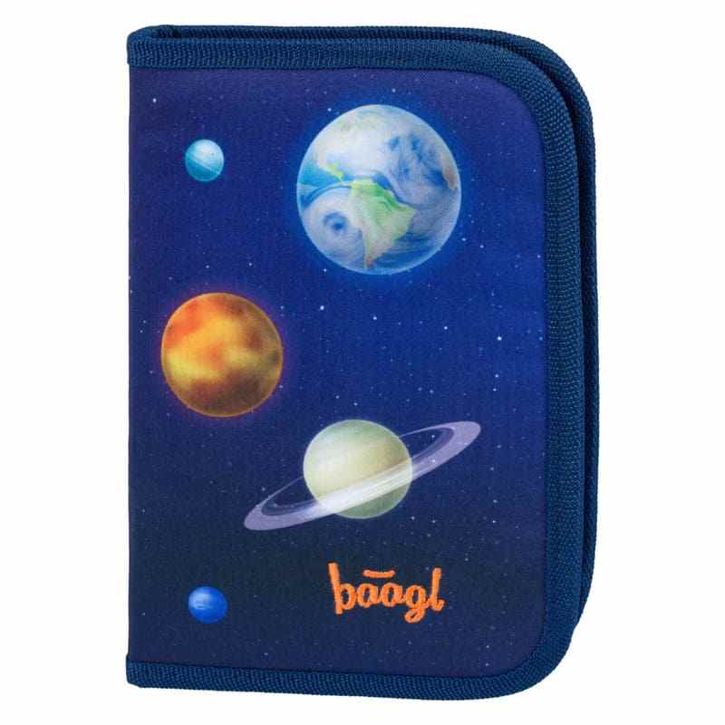 BAAGL 5 SET Zippy Planety: aktovka, penál, sáček, peněženka, desky