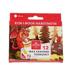 Voskovky Koh-i-Noor – tenké kulaté, 12 ks