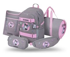 BAAGL SET 5 Skate Kuromi Grey: batoh, penál, sportovní taška, ledvinka, obal na notebook GRS - Baagl