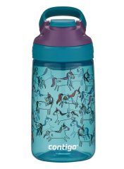 CONTIGO Autoseal Jessie 420 ml - azúrová s jednorožcami