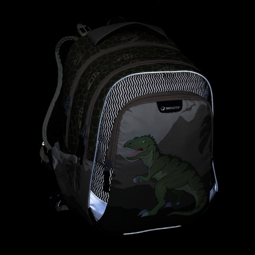 Bagmaster LUMI 24 C malý školní set pro prvňáčky – dinosaurus - Bagmaster