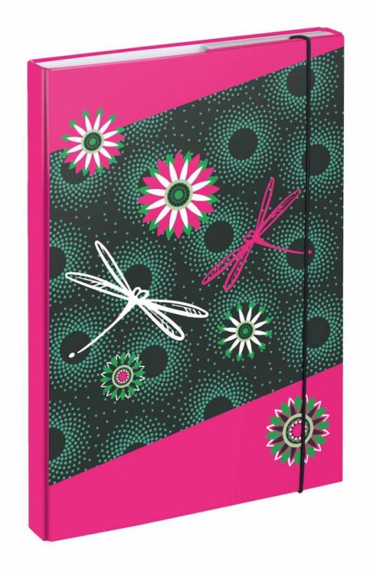 Desky na školní sešity A4 Baagl Květiny