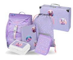Baagl SET 6 Airy Maznáčikovia: batoh, peračník, vrecko, dosky A4, desiatový box, kufrík
