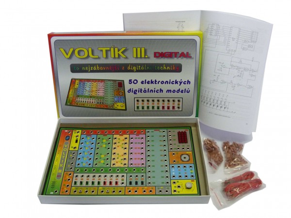 Voltík III. společenská hra na baterie v krabici 40x24,5x4,5cm - Voltik toys