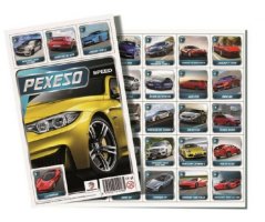 Pexeso Auta společenská hra 32 obrázkových dvojic - Bonaparte