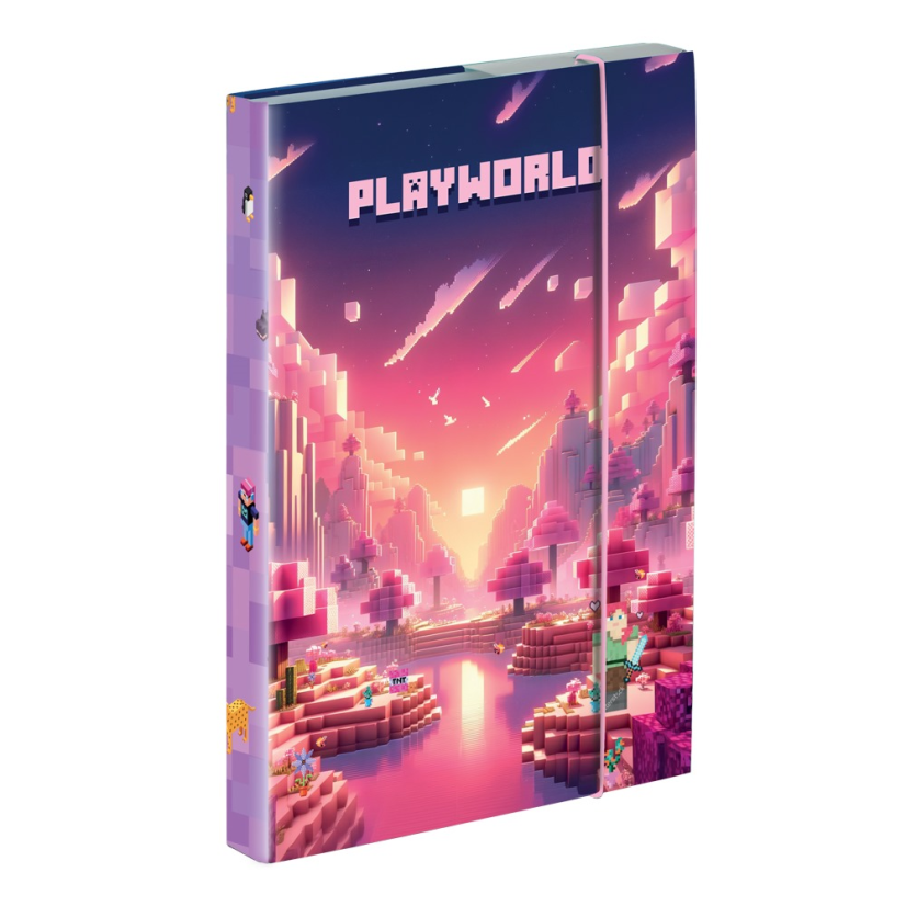 Box na sešity A4 Playworld Girl - Oxybag (Karton P+P)
