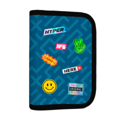 Penál 1 p. 2 chlopně, prázdný OXY GO Stickers - Oxybag (Karton P+P)