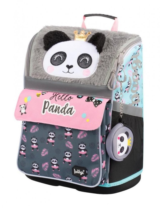 Baagl školní aktovka pro prvňáčky Zippy Panda