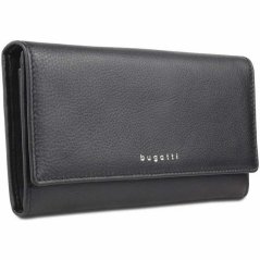 Dámská kožená peněženka Bugatti Lady Top černá