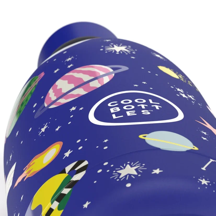 Dětská nerezová termolahev COOL BOTTLES Kids Stellar Journey třívrstvá 500 ml 3D