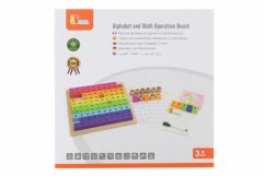 Dřevěná abeceda a matematika Viga