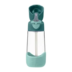 B.Box láhev na pití s brčkem 450 ml – Emerald Forest
