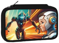 Školní penál dvoupatrový Sci-fi