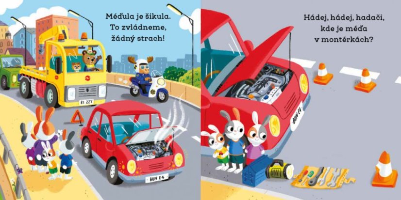 MÉĎULA ŠIKULA AUTOMECHANIKEM – Obrázky s pohyblivými prvky - Baagl