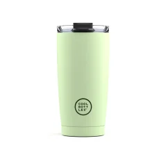 Nerezový termohrnek COOL BOTTLES Pastel Green třívrstvý 550ml