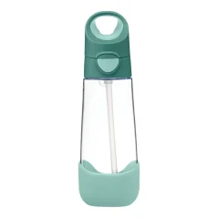 B.Box láhev na pití s brčkem 600 ml – Emerald Forest