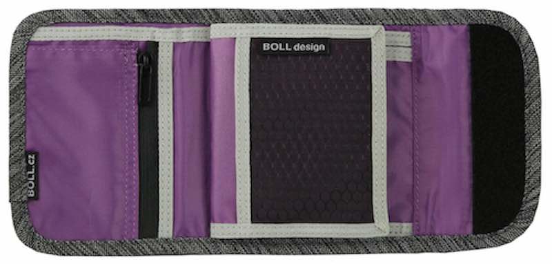 Peněženka Boll DELUXE WALLET salt&pepper/lilac