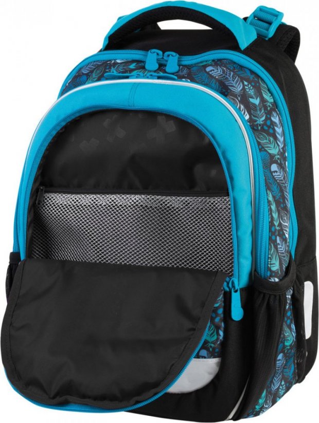 Školní batoh v setu pro prvňáčky Stil Indian blue - 3 díly