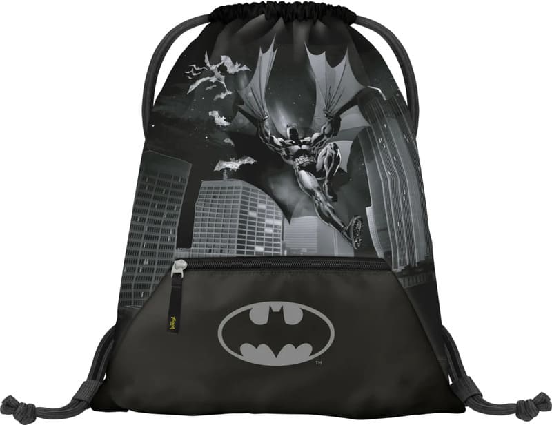 Školní aktovka v setu Baagl Zippy Batman Dark City - 3 díly