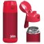 Dětská nerezová termoláhev na pití JARLSON MALI Červená 350 ml