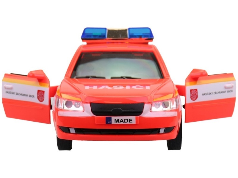 MaDe Hasičské osobní auto s českým hlasem