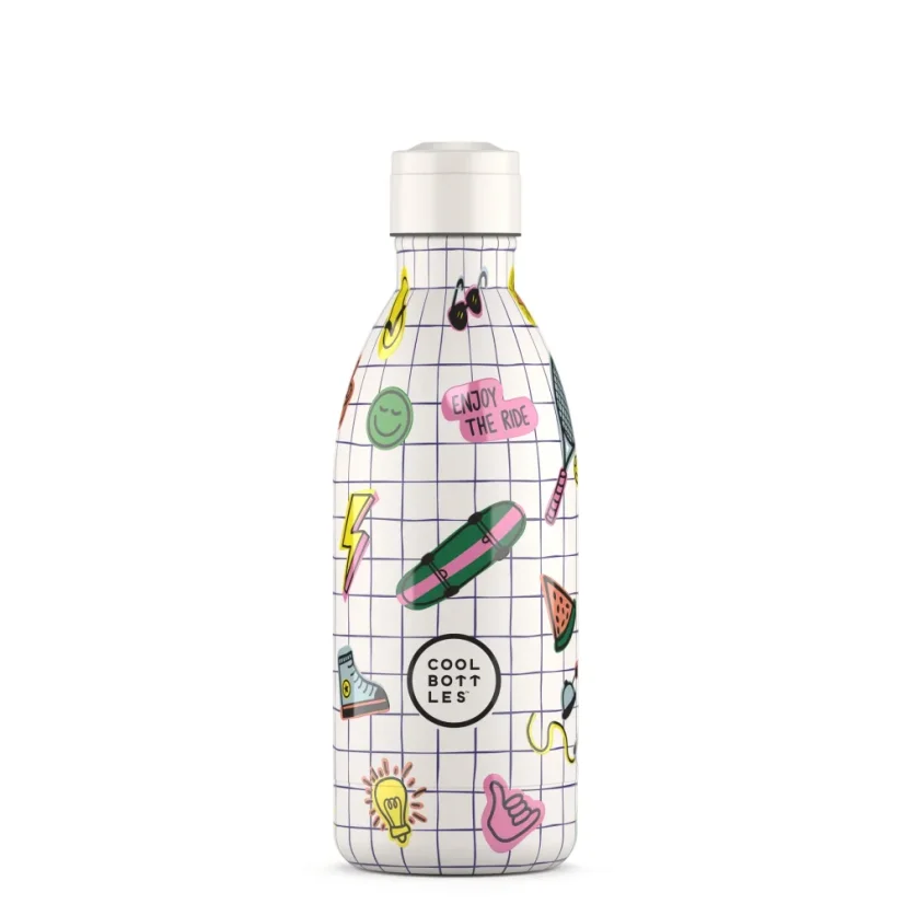 Dětská nerezová termolahev COOL BOTTLES Kids Play Mode třívrstvá 500 ml 3D