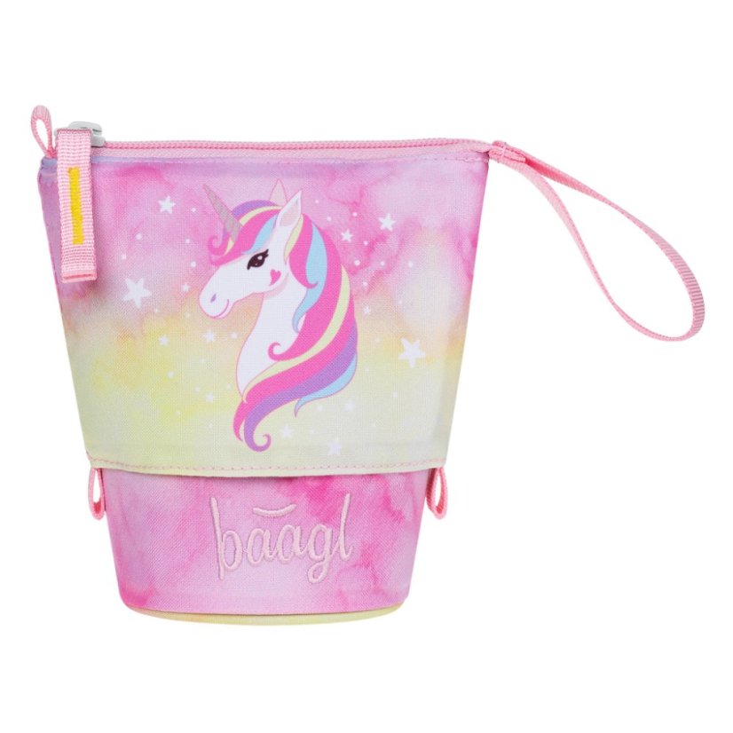 BAAGL Školní penál Pastelkovník Rainbow Unicorn GRS - Baagl