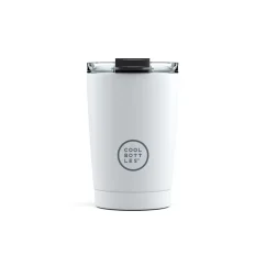 Nerezový termohrnek COOL BOTTLES Mono White třívrstvý 330ml
