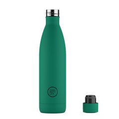 Termo fľaša z nerezovej ocele COOL BOTTLES Vivid Quetzal trojvrstvová 750 ml