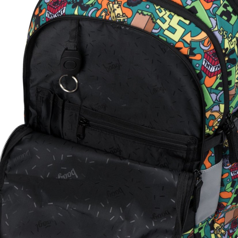 BAAGL Školní batoh Skate Minecraft Chaos - Baagl