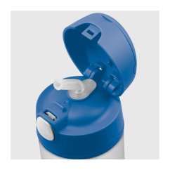 Detská termoska Funtainer so slamkou 355 ml - modrá
