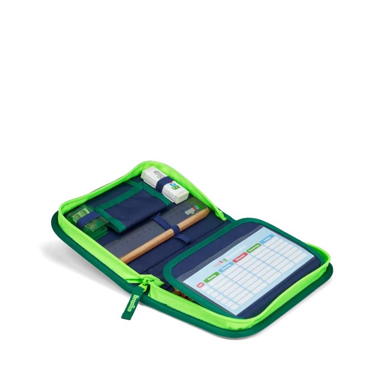 Školní penál Ergobag Fluo blesk – vybavený