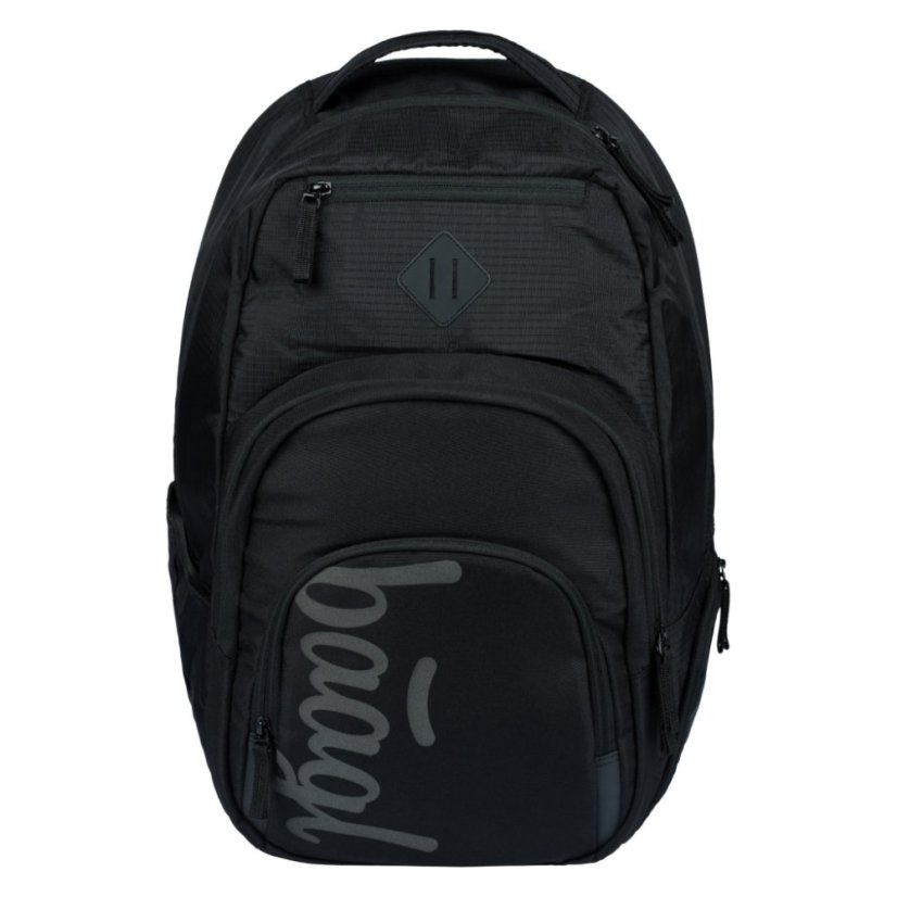 BAAGL 3 SET Coolmate Black: batoh, penál, sáček - Baagl
