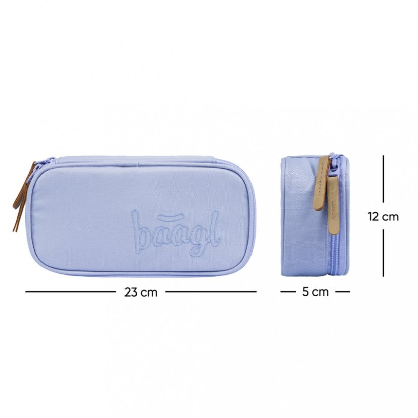 BAAGL 3 SET Skate Lilac: batoh, penál, sáček - Baagl
