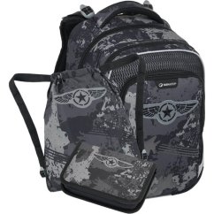 Školní batoh v setu Bagmaster LUMI 24 B Stíhačky - tři díly