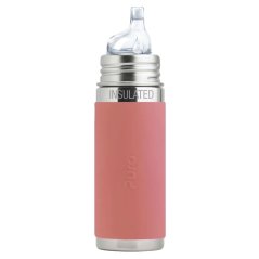 Detská termofľaša Pura s náustkom 260ml - Rose