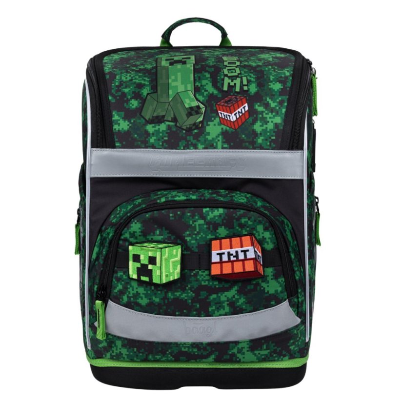 BAAGL SET 3 Zippy Plus Minecraft Boom: aktovka, penál, sáček - Baagl