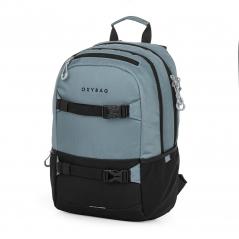 Studentský batoh + etue OXY Sport Black Grey - Oxybag (Karton P+P)