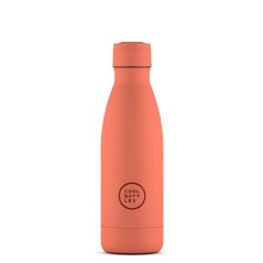 Termo fľaša z nerezovej ocele COOL BOTTLES Pastel Coral trojvrstvová 350 ml