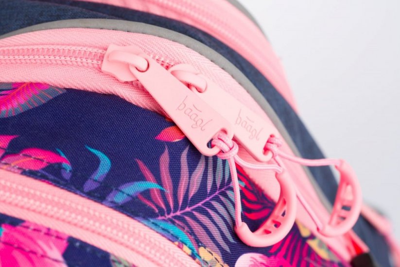 Školní batoh Baagl Core Flamingo