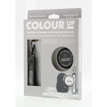 Lifestylová sada Coocazoo COLOUR UP, Reflective Silver