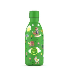 Detská termo fľaša z nerezovej ocele COOL BOTTLES Kids Rolling Skaters trojvrstvová 500 ml 3D