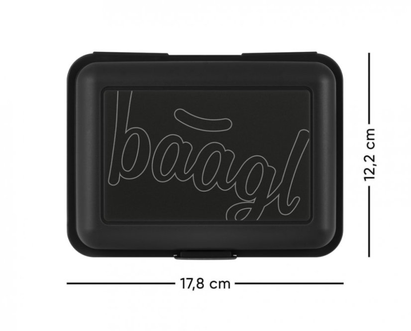 BAAGL Box na svačinu Black - Baagl