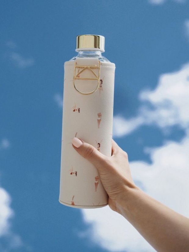 Láhev na pití Equa Mismatch Playa 750 ml s obalem z umělé kůže